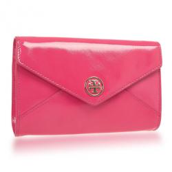Pre Owned Tory Burch Robinson Small Roll Envelope Clutch