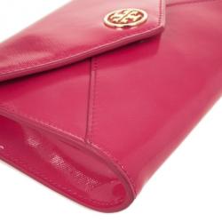 Pre Owned Tory Burch Robinson Small Roll Envelope Clutch