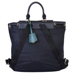 Pre Owned Tory Burch Black Leather "Perry" Backpack