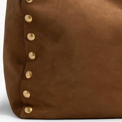 Pre Owned Tory Burch Brown Leather Rowan Oversized Tote Bag