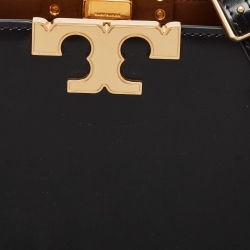 Pre Owned Tory Burch Black Leather Eleanor Satchel