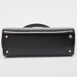 Pre Owned Tory Burch Black Leather Eleanor Satchel