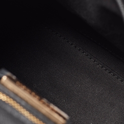 Pre Owned Tory Burch Black Leather Small Robinson Top Handle Bag