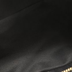 Pre Owned Tory Burch Black Leather Soft Fleming Belt Bag