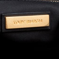 Tory Burch Black Leather Fleming Backpack