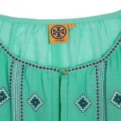 مملوكة مسبقًا Tory Burch 'Lucille' Embroidered Top M