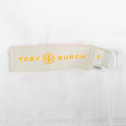 Pre Owned Tory Burch White Lace Sleeveless Margaux Dress M