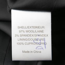 Pre Owned Tory Burch Wool Notched Collar Tailored Blazer S