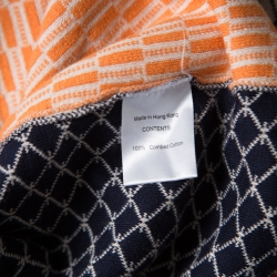 Tory Burch Multicolor Cotton Zip Front Sweater Dress M