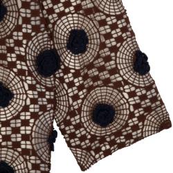 Tory Burch Crochet Silk Top L