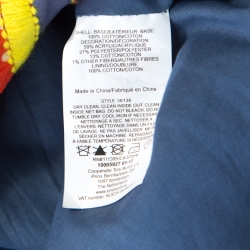 Pre Owned Tory Burch Multicolor Diagonal Stripe Patchwork Embroidered Clemente Maxi Skirt S