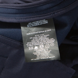 Pre Owned Tory Burch Navy Blue Stretch Sara Cropped Trousers M