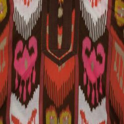 Tory Burch Multi Color Ikat Tunic Top S