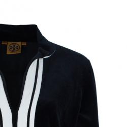 Tory Burch Monochrome Velour Tunic Top S