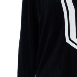 Tory Burch Monochrome Velour Tunic Top S