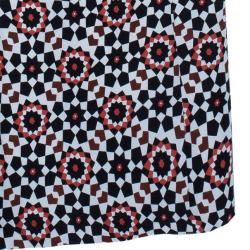 Pre Owned Tory Burch Multicolor Belted Sheath Dress M