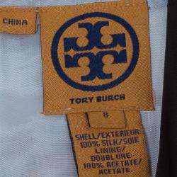 Pre Owned Tory Burch Multicolor Belted Sheath Dress M