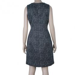 Pre Owned Tory Burch Monochrome Sheath Dress M