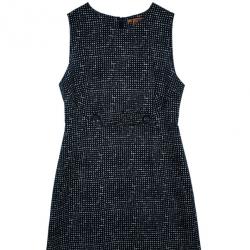 Pre Owned Tory Burch Monochrome Sheath Dress M