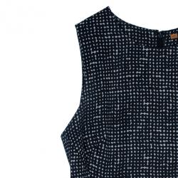 Pre Owned Tory Burch Monochrome Sheath Dress M