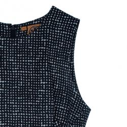 Pre Owned Tory Burch Monochrome Sheath Dress M