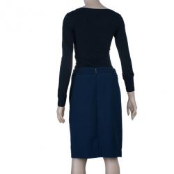 Pre Owned Tory Burch Navy Rosalyn Skirt S