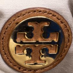 مملوكة مسبقًا حقيبة كروس توري برش غطاء قلاب جلد بنية