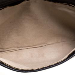 Pre Owned Tory Burch Black Leather Reva Shoulder Bag