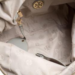 مملوكة مسبقًا Tory Burch Grey Leather Shoulder Bag