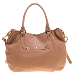 Pre Owned Tory Burch Dusty Pink Leather Amanda Hobo