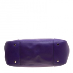 مملوكة مسبقًا Tory Burch Purple Leather Robinson Tote