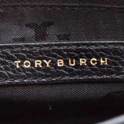 Pre Owned Tory Burch Black Leather Kira Crossbody Bag