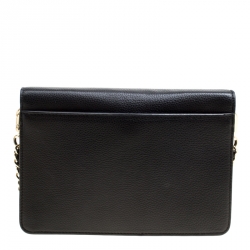 Pre Owned Tory Burch Black Leather Kira Crossbody Bag