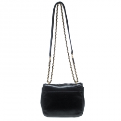 Pre Owned Tory Burch Black Leather Kira Crossbody Bag