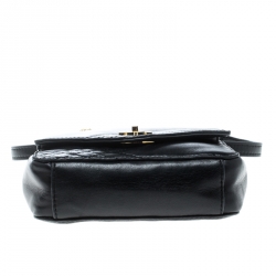 Pre Owned Tory Burch Black Leather Kira Crossbody Bag