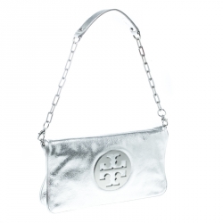 مملوكة مسبقًا حقيب ة كتف توري برش ريفا جلد أسود