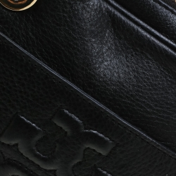 مملوكة مسبقًا Tory Burch Black Leather Bombe Chain Crossbody Bag