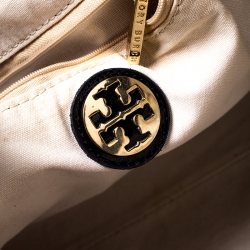 مملوكة مسبقًا Tory Burch Black Nylon and Leather Ella Tote