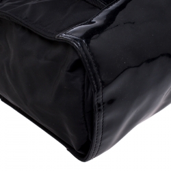 مملوكة مسبقًا Tory Burch Black Nylon and Leather Ella Tote