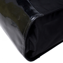 مملوكة مسبقًا Tory Burch Black Nylon and Leather Ella Tote