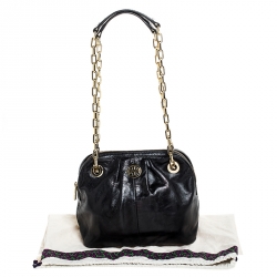 Pre Owned Tory Burch Black Chain Shoulder Bag