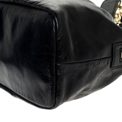 Pre Owned Tory Burch Black Chain Shoulder Bag