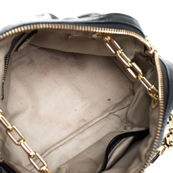 Pre Owned Tory Burch Black Chain Shoulder Bag