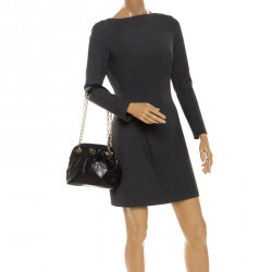 Pre Owned Tory Burch Black Chain Shoulder Bag