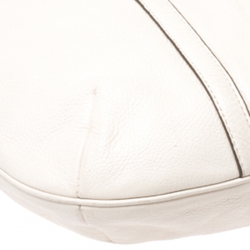 Pre Owned حقيبة كتف توري برش Amanda Flat جلد بيج فاتحة