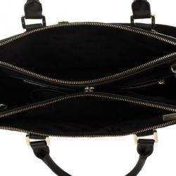 Pre Owned Tory Burch Robinson Patchwork Double Zip Tote 