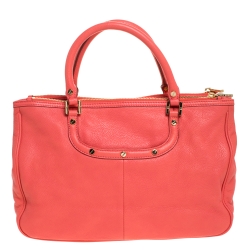 مملوكة مسبقًا حقيبة توري برش أماندا جلد برتقالي بسحاب مزدوج