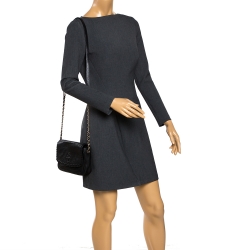 مملوكة مسبقًا Tory Burch Black Leather Marion Flap Crossbody Bag