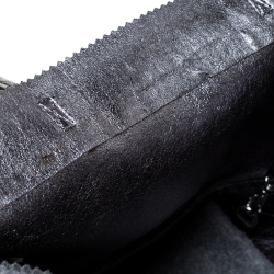 مملوكة مسبقًا حقيبة يد توري برش صوف وجلد جلد ثلاثية اللون