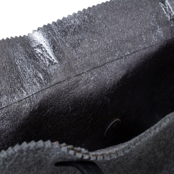 مملوكة مسبقًا حقيبة يد توري برش صوف وجلد جلد ثلاثية اللون